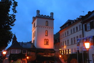 Historische Mainzer Torturm aus dem 13. Jhd.